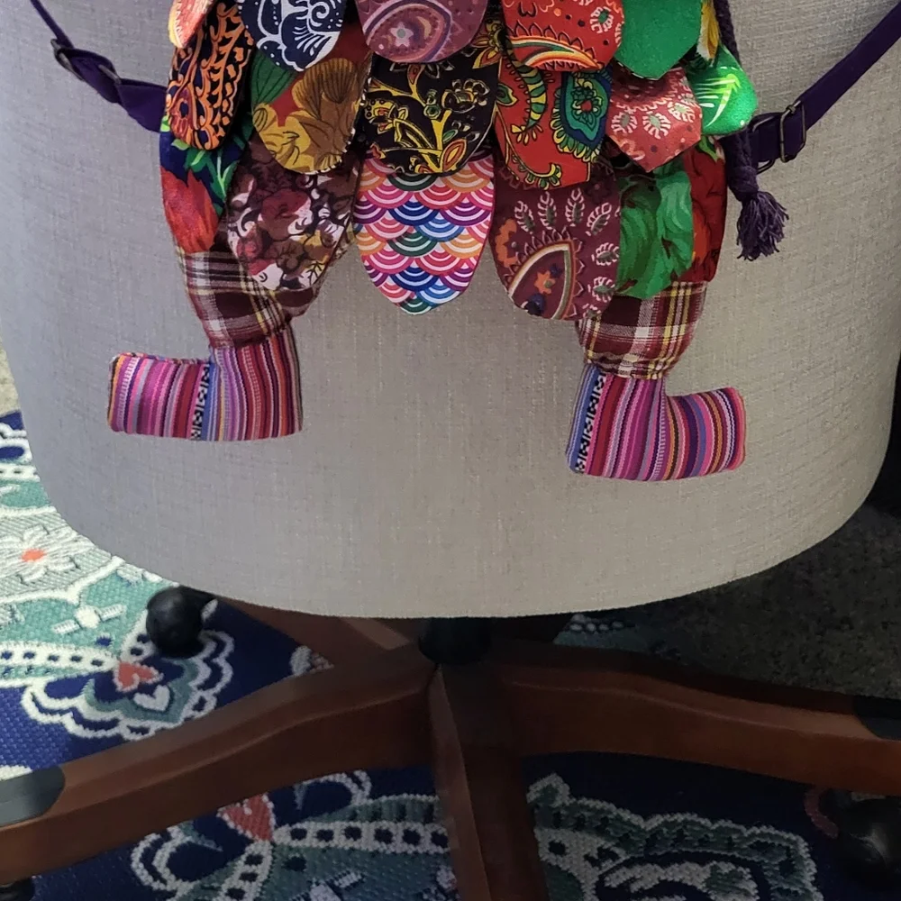 Patchwork Owl Drawstring Backpack - Picture 7 of 12